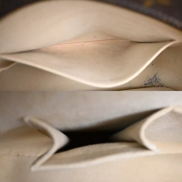 LOUIS VUITTON LV Logo Cite GM Shoulder Bag Monogram Leather Brown M51181 20EA317 - Picture 7 of 16